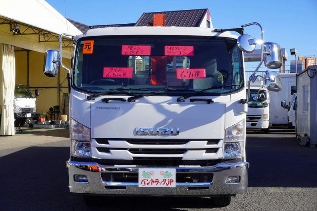 いすゞ フォワード 増トン 平ボディ（クレーン付） 2RG-FTR90U2(97468) 2枚目