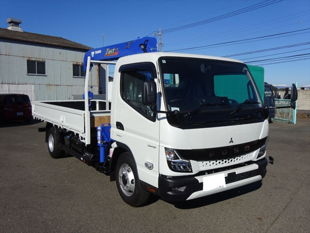 三菱ふそう キャンター 小型 平ボディ（クレーン付） 2PG-FEB80(97599) 3枚目