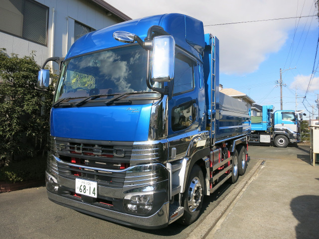 三菱ふそう スーパーグレート 大型 土砂ダンプ 2PG-FV80VX(97602) 2枚目