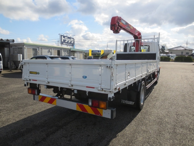 三菱ふそう ファイター 中型 平ボディ（クレーン付） 2PG-FK72N(97666) 4枚目