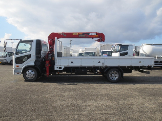 三菱ふそう ファイター 中型 平ボディ（クレーン付） 2PG-FK72N(97666) 9枚目