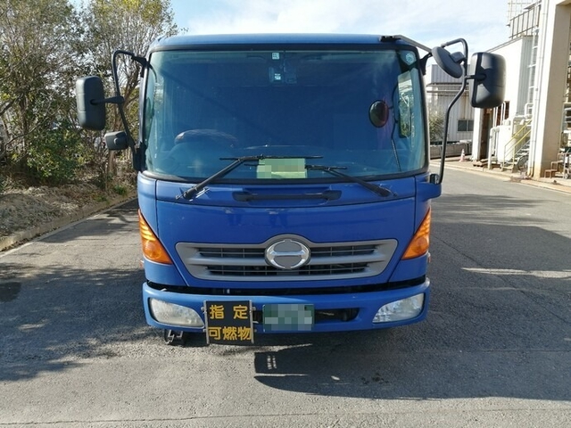 日野 レンジャー 中型 タンクローリー BKG-FD7JGYA(4618) 2枚目