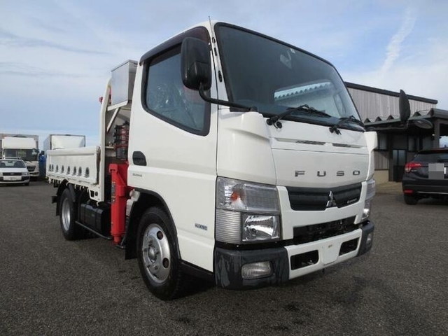 三菱ふそう キャンター 小型 平ボディ（クレーン付） TKG-FBA50(8562) 1枚目
