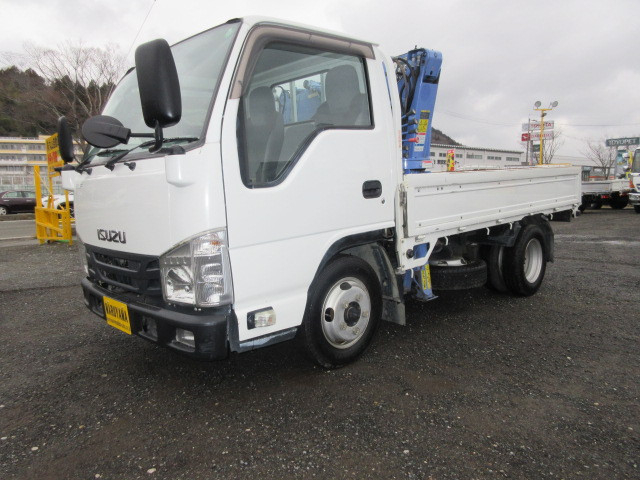 いすゞ エルフ 小型 平ボディ（クレーン付） TPG-NJR85A(103412) 1枚目