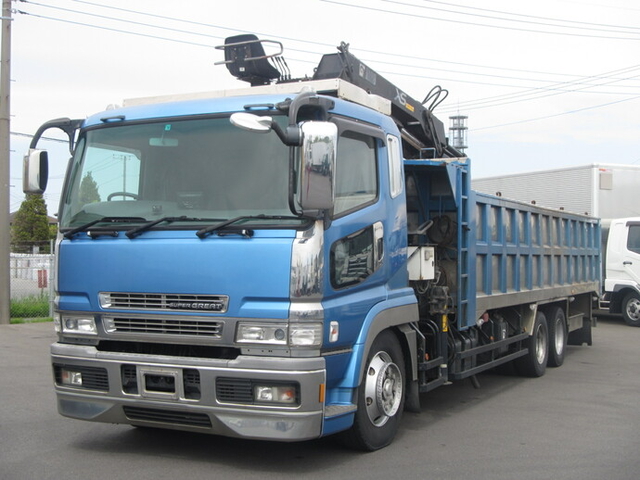 三菱ふそう スーパーグレート 大型 クレーン車（ヒアブ製） PJ-FY50JY(9892) 1枚目
