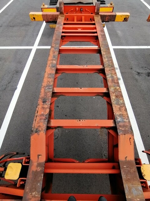 Fullhalf other Large 20ft container chassis trailer KFKHG340(5655) 36枚目