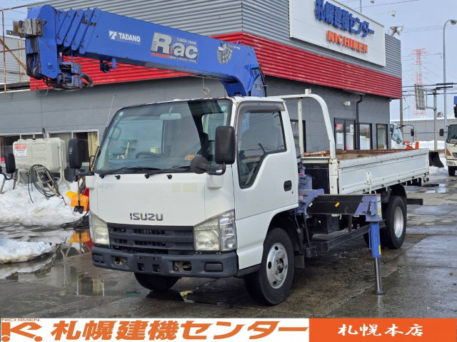 いすゞ エルフ 小型 平ボディ（クレーン付） BKG-NKR85AR(101445) 1枚目