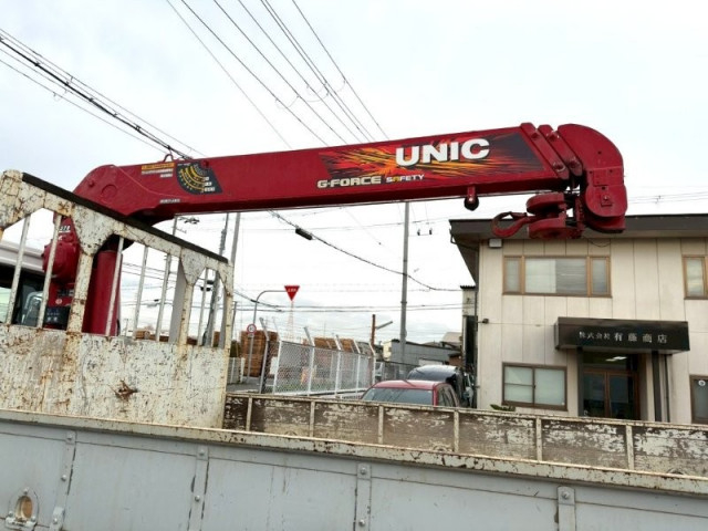 三菱ふそう ファイター 中型 平ボディ（クレーン付） 2KG-FK71F(97776) 10枚目