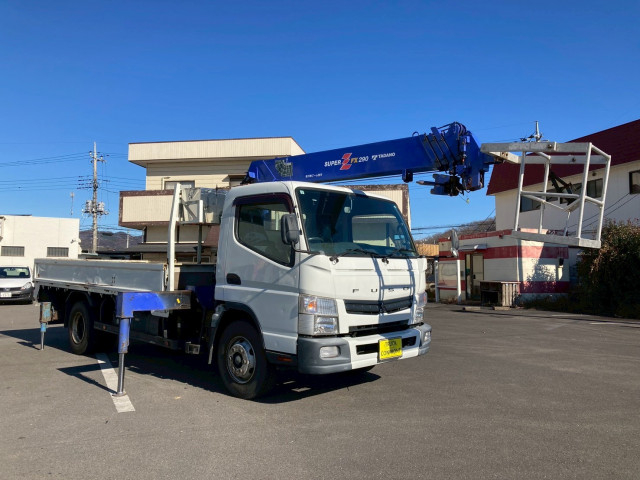 三菱ふそう キャンター 小型 平ボディ（クレーン付） TKG-FEB90(97888) 8枚目