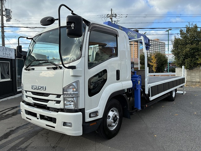 いすゞ フォワード 中型 平ボディ（クレーン付） TKG-FRR90S2(97911) 9枚目