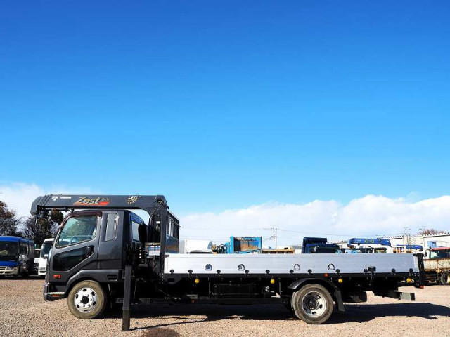 三菱ふそう ファイター 中型 平ボディ（クレーン付） TKG-FK61F(97934) 2枚目