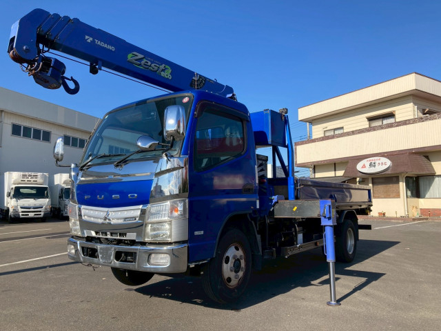 三菱ふそう キャンター 小型 平ボディ（クレーン付） TKG-FEA50(97953) 2枚目