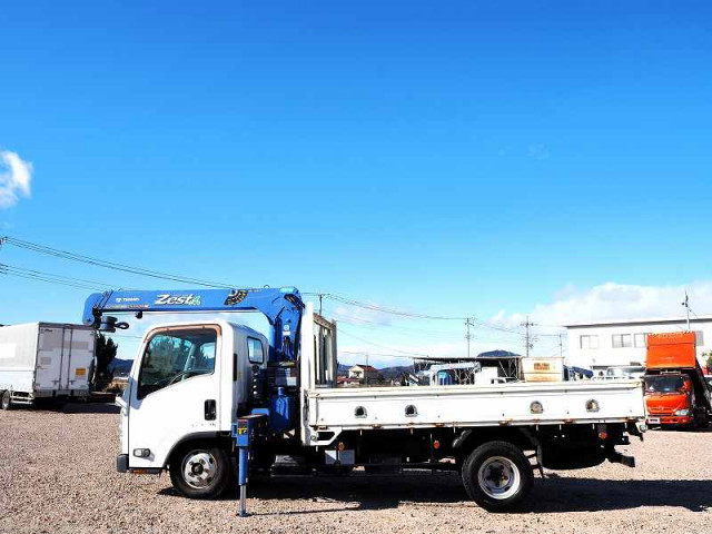 いすゞ エルフ 小型 平ボディ（クレーン付） TKG-NMR85AN(97977) 2枚目