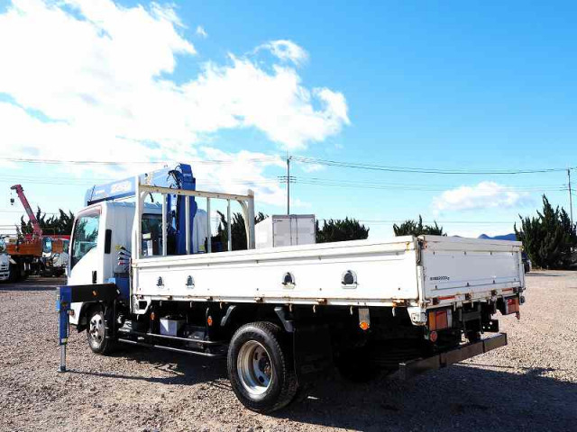 いすゞ エルフ 小型 平ボディ（クレーン付） TKG-NMR85AN(97977) 3枚目