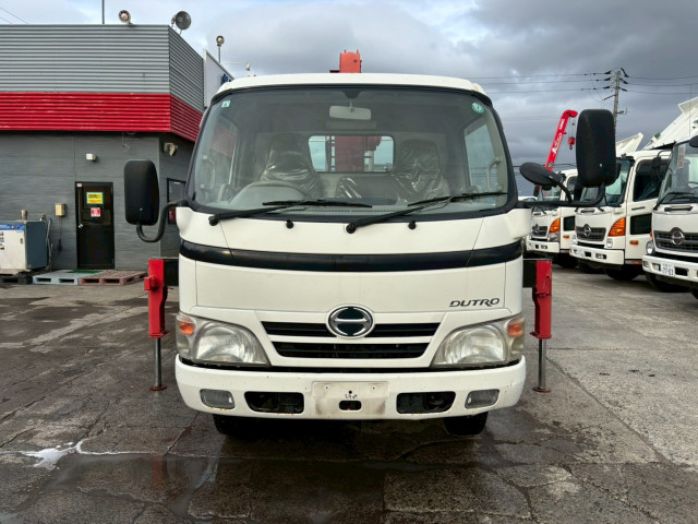 日野 デュトロ 中型 平ボディ（クレーン付） BKG-XZU344M(98007) 3枚目