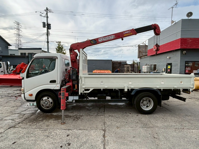 日野 デュトロ 中型 平ボディ（クレーン付） BKG-XZU344M(98007) 6枚目