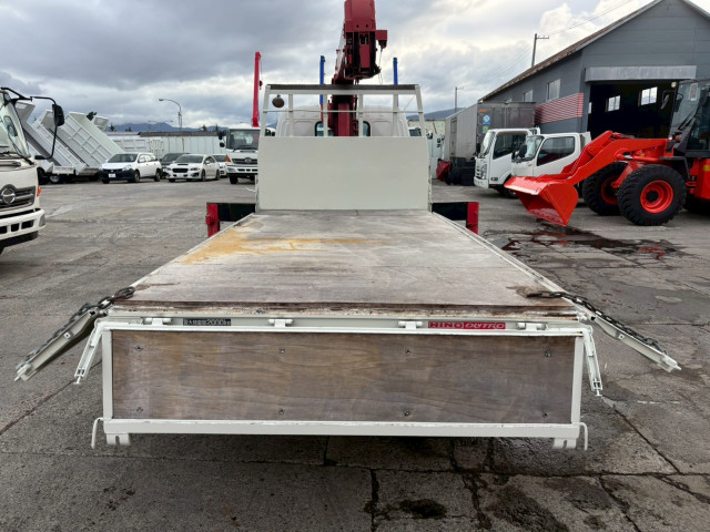 日野 デュトロ 中型 平ボディ（クレーン付） BKG-XZU344M(98007) 10枚目