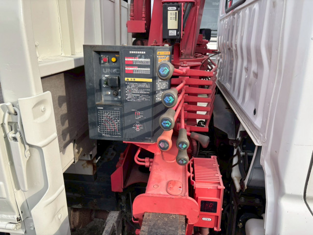 日野 デュトロ 中型 平ボディ（クレーン付） BKG-XZU344M(98007) 15枚目