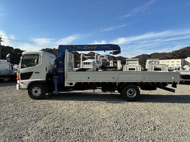 日野 レンジャー 中型 平ボディ（クレーン付） BKG-FC7JKYA(98024) 4枚目