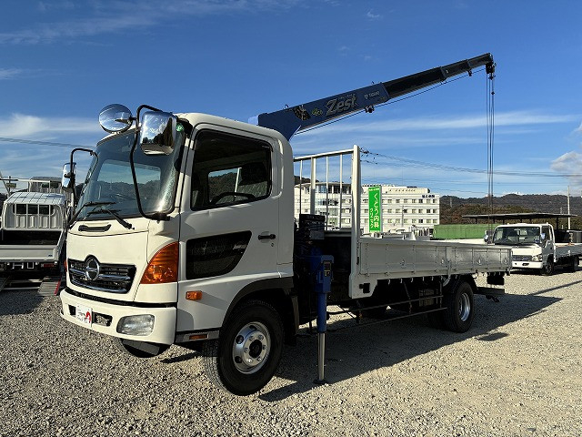 日野 レンジャー 中型 平ボディ（クレーン付） BKG-FC7JKYA(98024) 9枚目