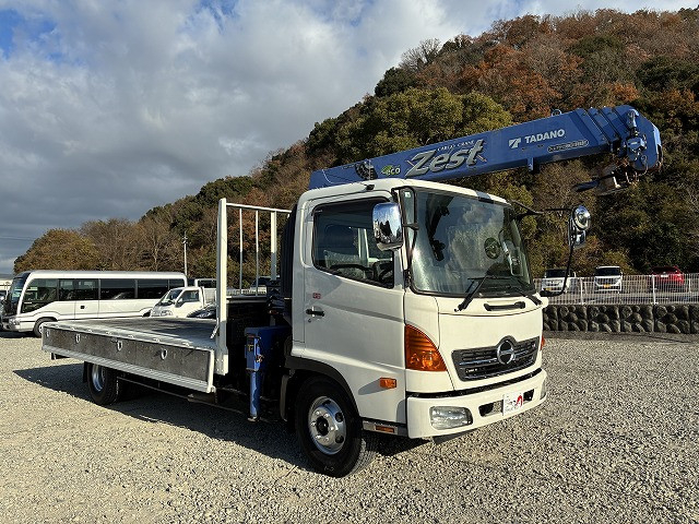 日野 レンジャー 中型 平ボディ（クレーン付） BKG-FC7JKYA(98024) 24枚目