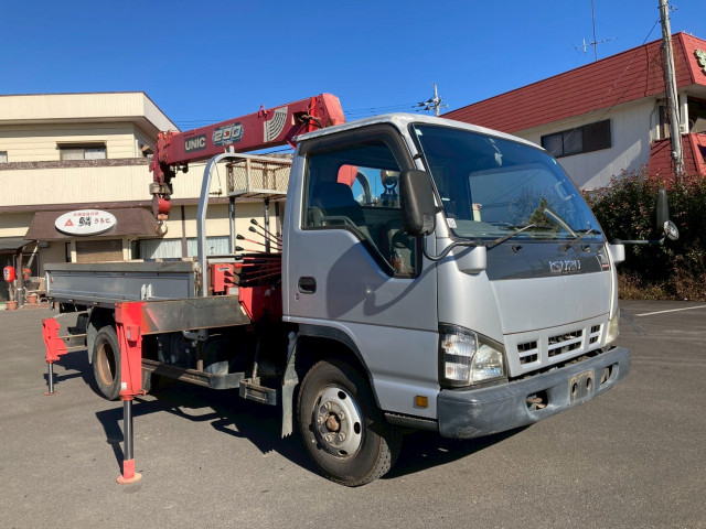 いすゞ エルフ 小型 平ボディ（クレーン付） PB-NPR81AR(98051) 6枚目