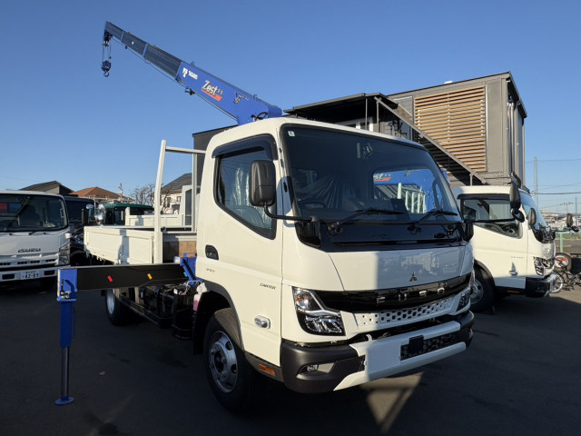 三菱ふそう キャンター 小型 平ボディ（クレーン付） 2PG-FEB80(98093) 2枚目