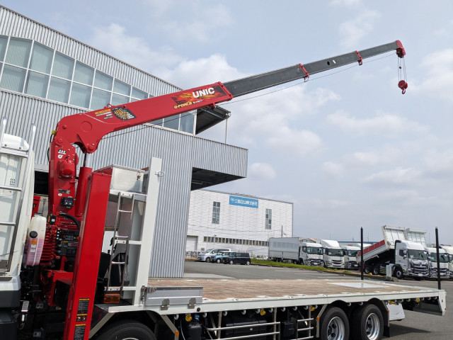 三菱ふそう スーパーグレート 大型 平ボディ（クレーン付） 2KG-FS70HZ(98106) 35枚目