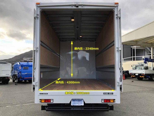 Mitsubishi Fuso canter Small Wing body 2PG-FEB90(98117) 3枚目