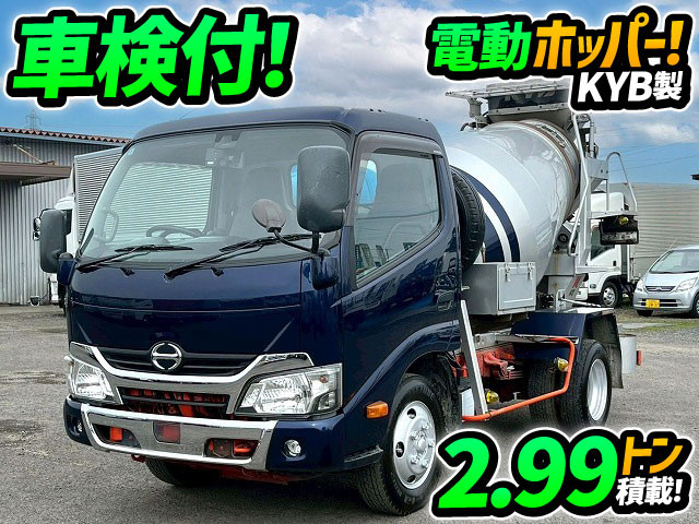 日野 デュトロ 小型 ミキサー車 TKG-XZU600E(98139) 1枚目
