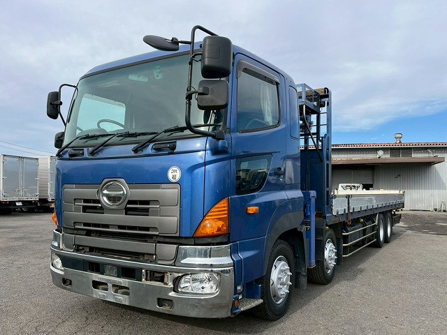 日野 プロフィア 大型 平ボディ（クレーン付） QPG-FW1EXEG(98142) 2枚目