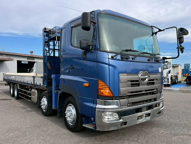 日野 プロフィア 大型 平ボディ（クレーン付） QPG-FW1EXEG(98142) 5枚目