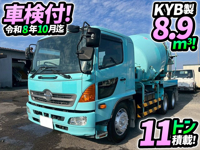 日野 レンジャー 増トン ミキサー車 LDG-GK8JKAA(98147) 1枚目