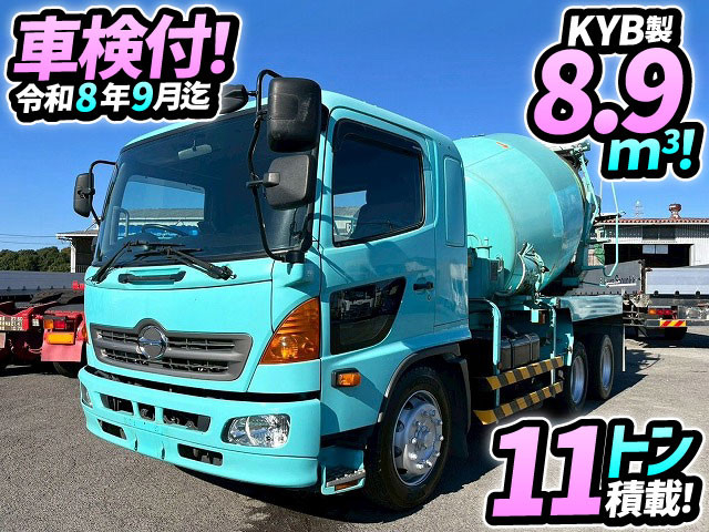日野 レンジャー 増トン ミキサー車 LDG-GK8JKAA(98148) 1枚目