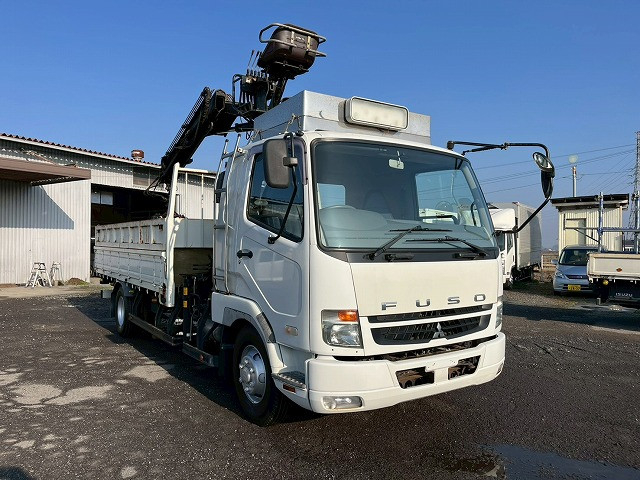 三菱ふそう ファイター 中型 平ボディ（クレーン付） PDG-FK61F(98150) 4枚目