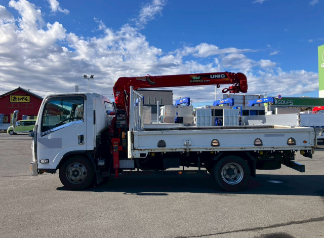 Isuzu elf Small Crane equipped trucks SKG-NPR85YN(98268) 15枚目