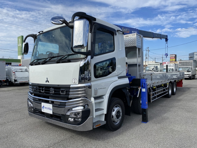 三菱ふそう ファイター 大型 平ボディ（クレーン付） 2PG-FS80VZ(98359) 1枚目