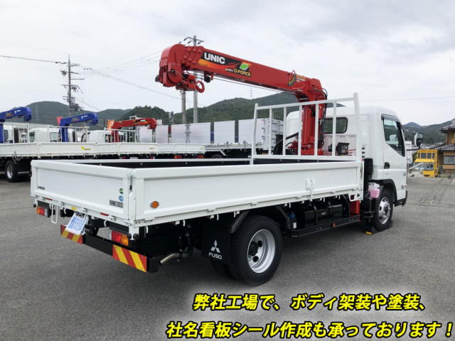 三菱ふそう キャンター 小型 平ボディ（クレーン付） 2PG-FEB90(98514) 2枚目