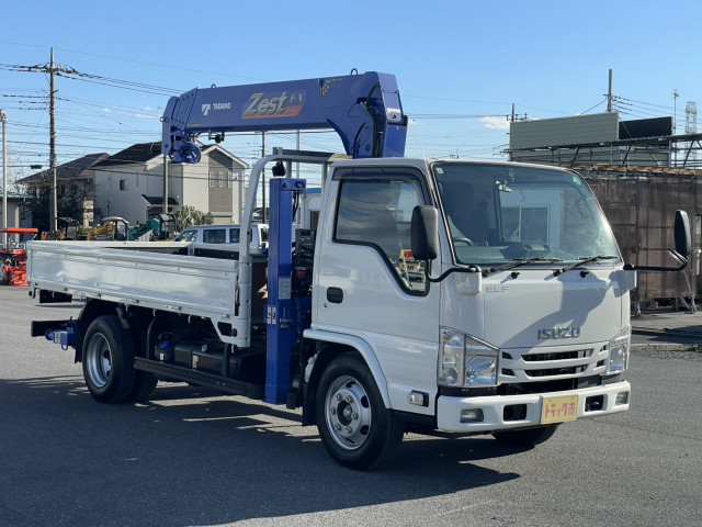 いすゞ エルフ 小型 平ボディ（クレーン付） 2RG-NKR88R(98558) 3枚目
