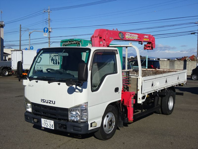 Isuzu elf Small Crane equipped trucks TKG-NKR85AR(98622) 2枚目