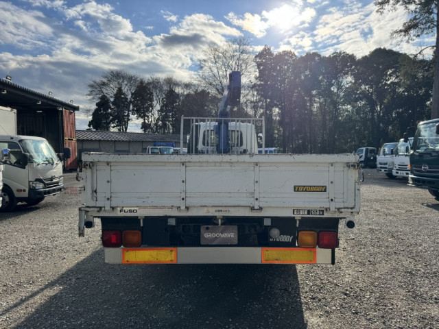 三菱ふそう ファイター 中型 平ボディ（クレーン付） PDG-FK71R(98625) 8枚目