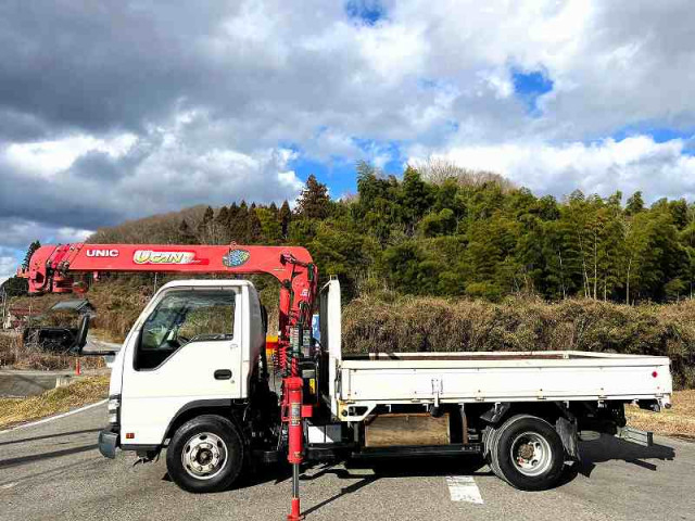 いすゞ エルフ 小型 平ボディ（クレーン付） PA-NPR81R(98638) 2枚目