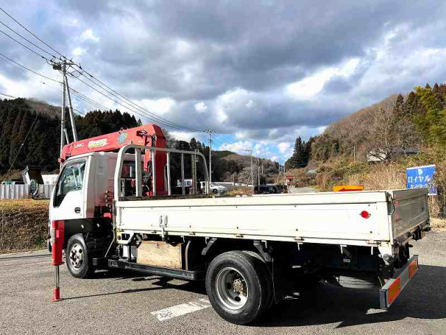 いすゞ エルフ 小型 平ボディ（クレーン付） PA-NPR81R(98638) 3枚目