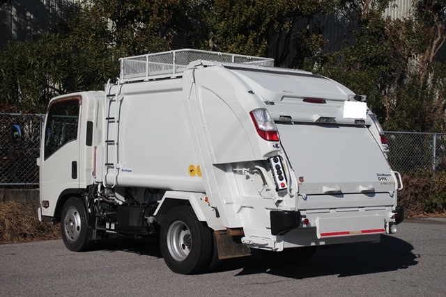 いすゞ エルフ 小型 塵芥車（プレス式） 2RG-NMR88N(98722) 4枚目