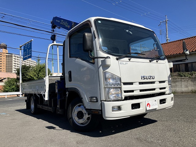 いすゞ エルフ 小型 平ボディ（クレーン付） TDG-NPS85AR(112801) 3枚目