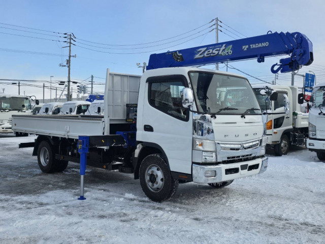 三菱ふそう キャンター 小型 平ボディ（クレーン付） 2PG-FEBS0(98835) 4枚目