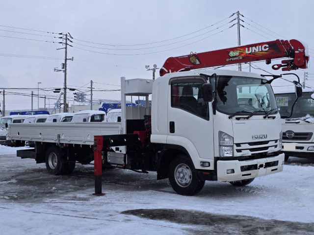 いすゞ フォワード 中型 平ボディ（クレーン付） 2RG-FRR90S2(98851) 4枚目
