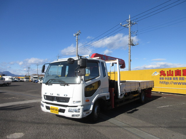 三菱ふそう ファイター 増トン 平ボディ（クレーン付） TKG-FK62FY(98886) 1枚目