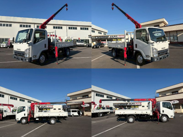 いすゞ エルフ 小型 平ボディ（クレーン付） TKG-NMR85AN(98893) 8枚目