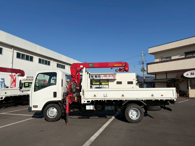いすゞ エルフ 小型 平ボディ（クレーン付） TKG-NMR85AN(98893) 9枚目